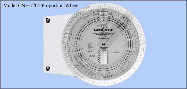 Ultimate Proportion Wheel Calculator, Inch (Fractional) 7.5