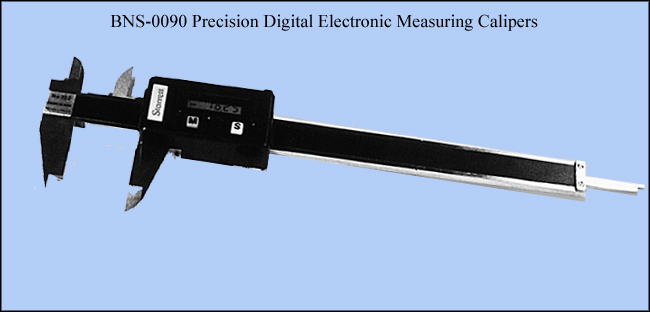 Precision Digital Electronic Measuring Caliper,  Inch and Metric 0.0005", 0.01mm - Model BNS-0090