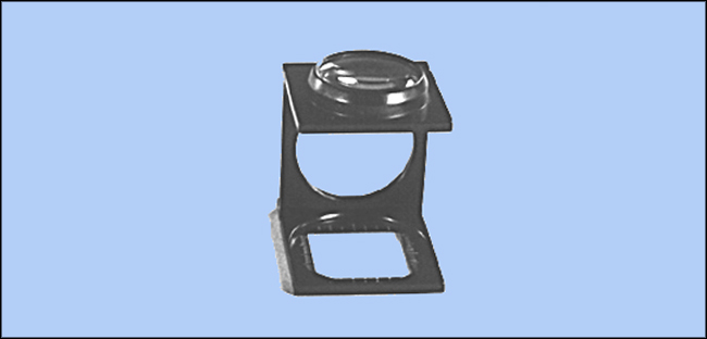 Linen Tester, 6x - Double Lens (Metal Frame) - Model LNS-0015