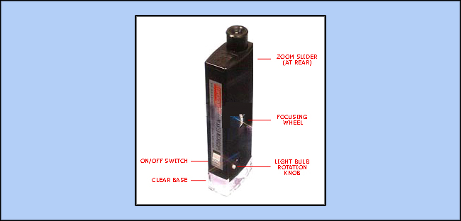 Illuminated Pocket ZOOM Microscope, 60x to 100x - Model MNS-0006
