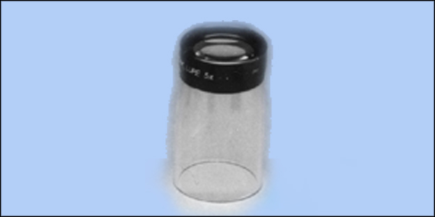 Magnifier With Clear Acrylic Base And  Fixed Focus, 5x - Model ONS-0087