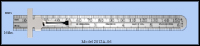 Stainless Steel 6" Pocket Ruler With Clip, Inch & Metric 1/16", mm - Model 2012A-06