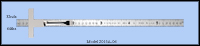Stainless Steel 6" Pocket Ruler With Clip, Inch 1/32", 1/64" - Model 2015A-06