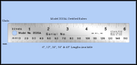 Certified Stainless Steel Rulers, Inch & Metric 1/32", mm - 6", 12", 24", 36" & 48" Lengths - Model 2020A