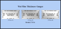 Stainless Steel Wet Film Thickness Mil Gauges, 4 Mils To 40 Mils - Model 2735A