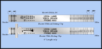 Stainless Steel 6" USDA Lamb Yield Grade Probe -1992 With Clip - Model 4344A-06