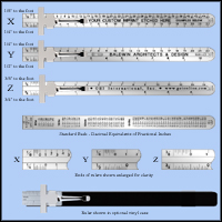Custom Promotional and Imprinted Architects 6" Pocket Stainless Steel Rulers With Clip - Model  600xtoz