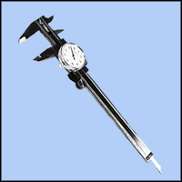 Precision Dial Measuring Calipers, Inch 0.001"  -  Model BNS-0081
