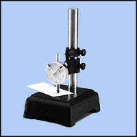Dial Indicator Measuring Gauge & Stand, Inch & Metric 0.001",  0.01mm - Model BNS-0130-1