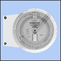 Ultimate Proportion Wheel Calculator, Inch (Fractional) 7.5" Diameter - Model CNF-1201