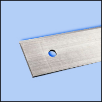 Stainless Steel Straight  Edges With Square and Bevelled Edges, 2" Wide  - 12" to 72" Lengths - Model ENS-9012-72