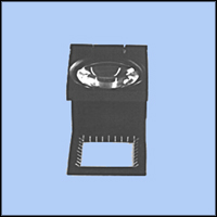 Linen Tester, 6x - Single Lens (Metal Frame) - Model LNS-0011