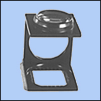 Linen Tester, 3x - Double Lens (Metal Frame) - Model LNS-0017