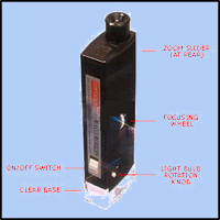 Illuminated Pocket ZOOM Microscope, 60x to 100x - Model MNS-0006