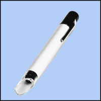 Pocket Microscope With Clear Acrylic Base and Clip, 25x - Model MNS-0020