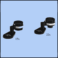 Magnifiers With Swing Bases And Adjustable Focus, 15x And 22x - Model ONS-0031-32