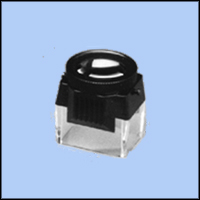 Magnifier With Clear Acrylic Base And Adjustable Focus, 8x - Model ONS-0084