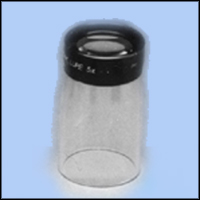 Magnifier With Clear Acrylic Base And  Fixed Focus, 5x - Model ONS-0087