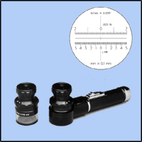 ZOOM Measuring Magnifier and Optical Comparator, 8x to 16x -  Model ONS-0390