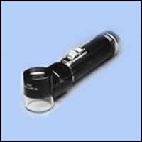 Flashlight Magnifier With Clear Acrylic Base - Model ONS-0430