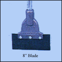 Industrial Heavy Duty Scraper, Chopper and Roofing Spud Bar, 8" Blade - Model SFS-0002