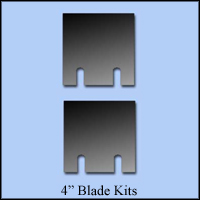 Replacement Blade Kit For Industrial Heavy Duty Scraper, Chopper and Roofing Spud Bar, 4" Blade - Model SMS-1001