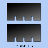 Replacement Blade Kit For Industrial Heavy Duty Scraper, Chopper and Roofing Spud Bar, 8" Blade - Model SMS-1002