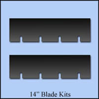 Replacement Blade Kit For Industrial Heavy Duty Scraper, Chopper and Roofing Spud Bar, 14" Blade - Model SMS-1003
